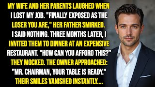 CHEATING WIFE AND HER PARENTS MOCKED ME WHEN I HAD NOTHING, THREE MONTHS LATER AT RESTAURANT I...
