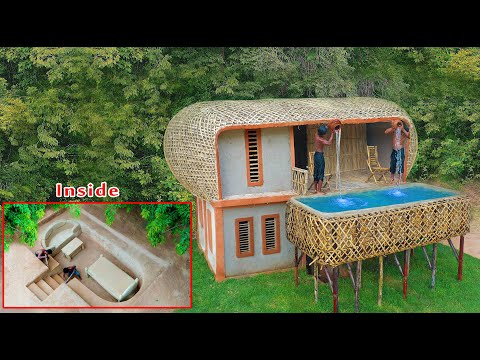 [Full Video]Building Underground Two Storey Villa With Private Swimming Pool And Private Living Room