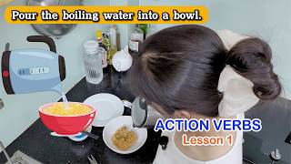 Easy English Action Verbs for Beginners | Lesson 1