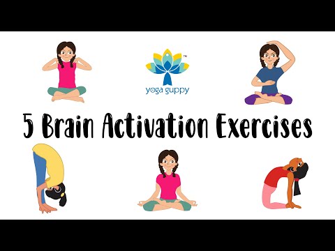 Brain Activation Exercises | Yoga for Sharp focus and Memory | Yoga for Children | Yoga Guppy