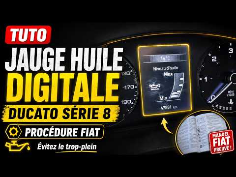 Jauge d’huile digitale Ducato Série 8