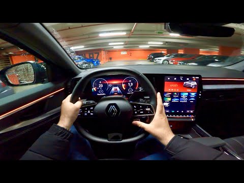 New RENAULT AUSTRAL mild hybrid (2023) - NIGHT POV test drive (PURE DRIVING)