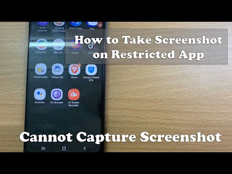 Take a Screenshot in Android Bypassing Restriction