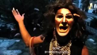 Boni by kriss du cecile desde Republica Dominicana con los Flamingos mujer vs policia