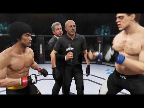 Bruce Lee vs. Monster Frankenstein - EA Sports UFC 2 - Rematch - Dragon Fights 🐉
