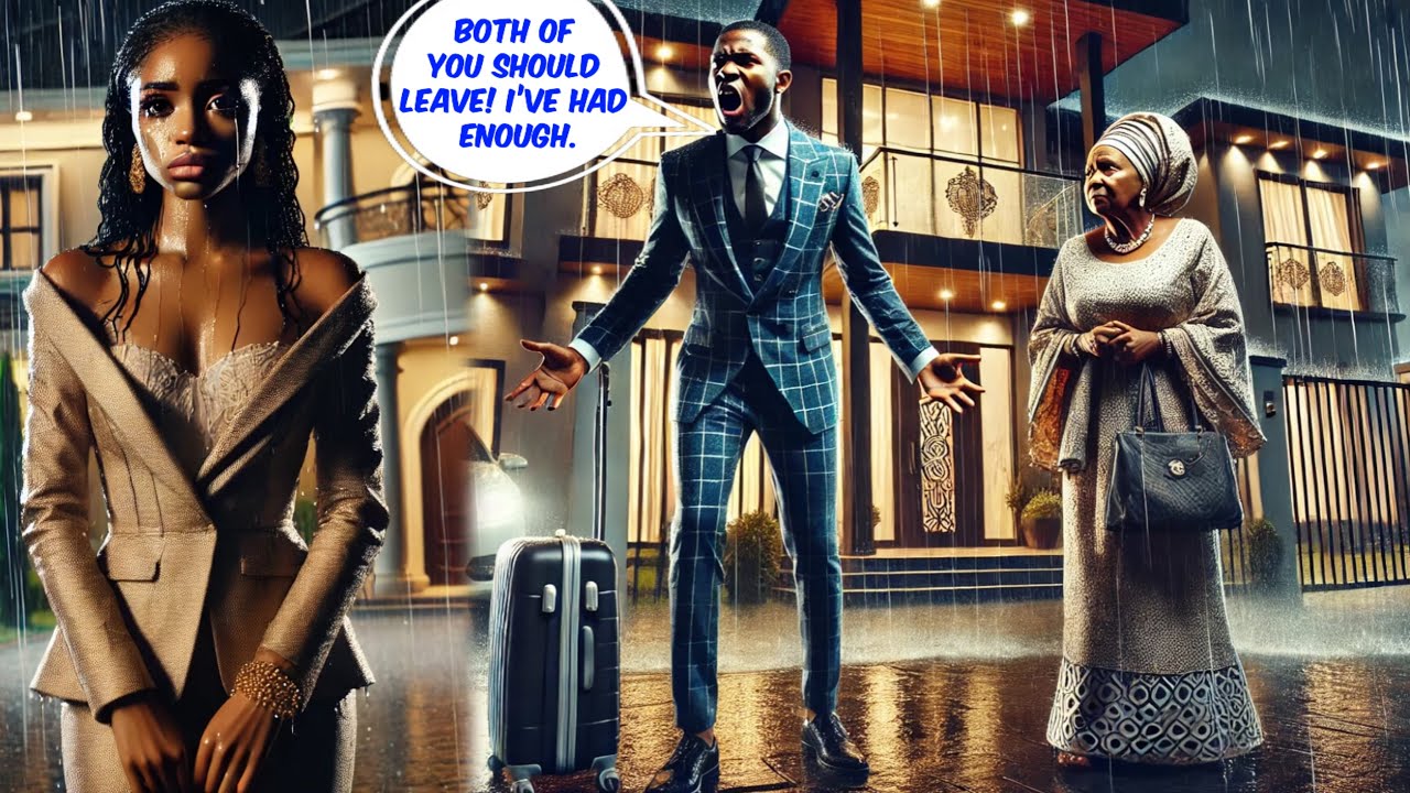 BILLIONAIRE KICKED HIS AGED MOTHER AND HIS SUPPORTIVE WIFE OUT OF HIS HOUSE IN THE RAIN… #tales