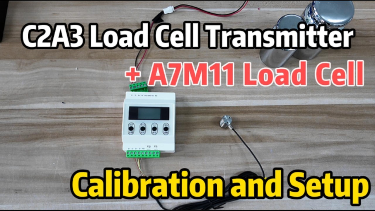 ST Indicator +A7M11 Load Cell Calibration and Setup Tutorial 