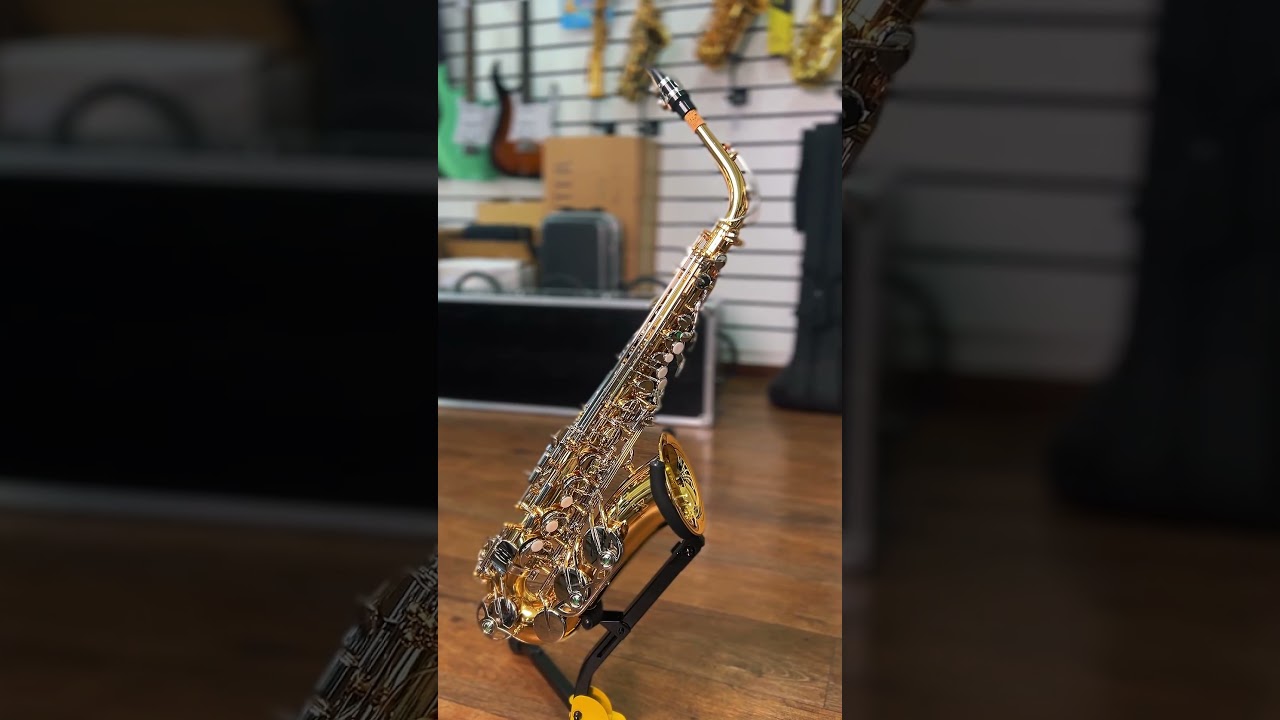 Sax Alto Corpo Laqueado e Chaves Niqueladas Michael Cód. WASM32