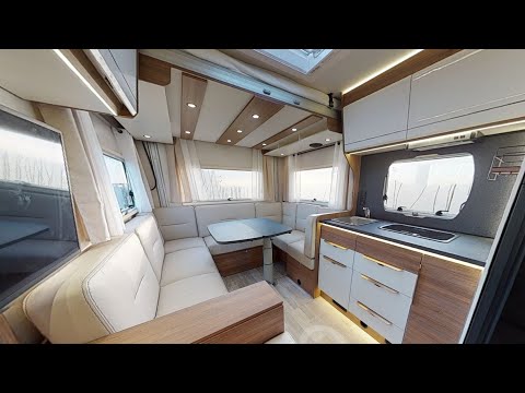 Bester Grundriß aller Zeiten? XXL Rundsitzgruppe im Heck! Wohnmobil 2022 Pilote P696U Expression.