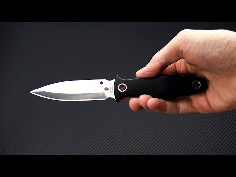 Spyderco Nightstick FB47GP Single Edge Dagger Boot Knife Spyderco Nightstick FB47GP Single Edge Dagger Boot Knife