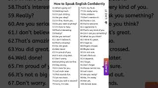 How to Speak English Fluently and Confidently