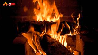 🔥 Cozy Indoor Fireplace ASMR | Pure Crackling Logs for Deep Sleep and Relaxation