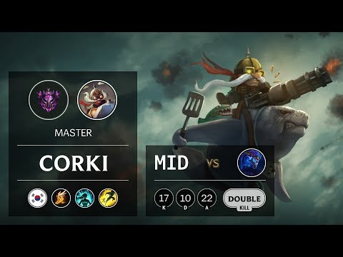 Corki Mid vs Aurelion Sol - KR Master Patch 9.13