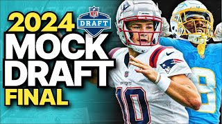 Our FINAL 2024 NFL Mock Drafts (with Trades)