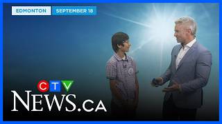 A sunny weekend forecast courtesy of seventh-grader Ibrahim