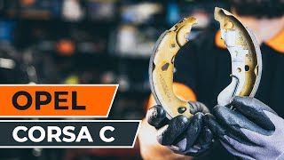 How to replace rear brake pads on OPEL CORSA C TUTORIAL | AUTODOC