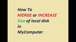 Download the video "Tutorial Extend size of disk | increase size of disk"