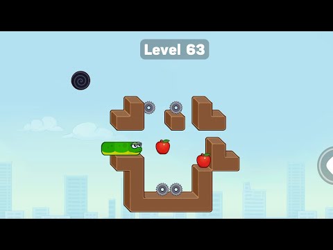 Snake Puzzle Slither to Eat Level 63 Walkthrough Solution