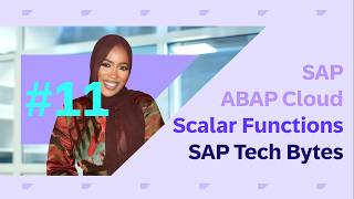 11 - ABAP Cloud - CDS Scalar Functions