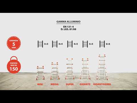 GIERRE - Scala Peppina in alluminio ed accessori