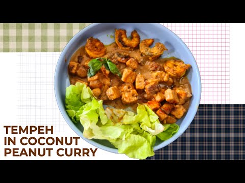 Peanut Coconut Tempeh Curry | Healthy Vegan Protein | Vegan Thai Peanut Curry | #peanutcoconuttempeh