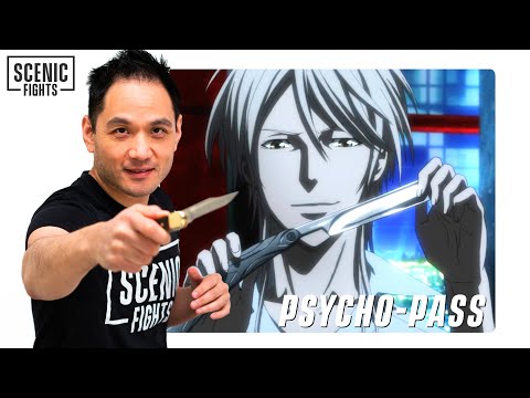 Knife Expert Breaks Down Anime Knife Fights | Psycho Pass | Scenic Fights