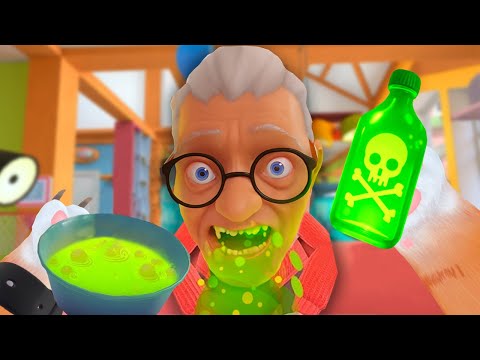 Cat Tries To POISON Granny! - I am Cat VR