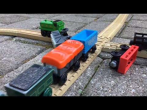Thomas and friends slow motion crashes #7 outside edition 2