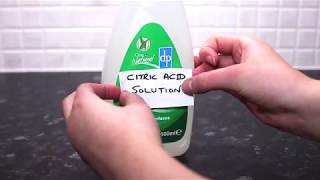 Making a 'white vinegar' substitute cleaner