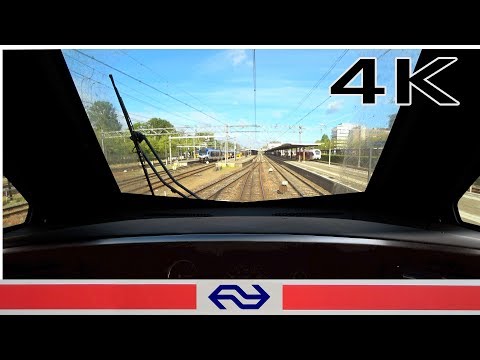 Cockpit view 4K CABVIEW HOLLAND Roosendaal - Dordrecht FLIRT 3mei 2019