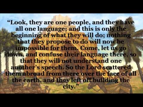 "5 Minutes with the Bible" (11) Genesis 11, 1-9 "Tower of Babel" - Yvan Mathieu sm