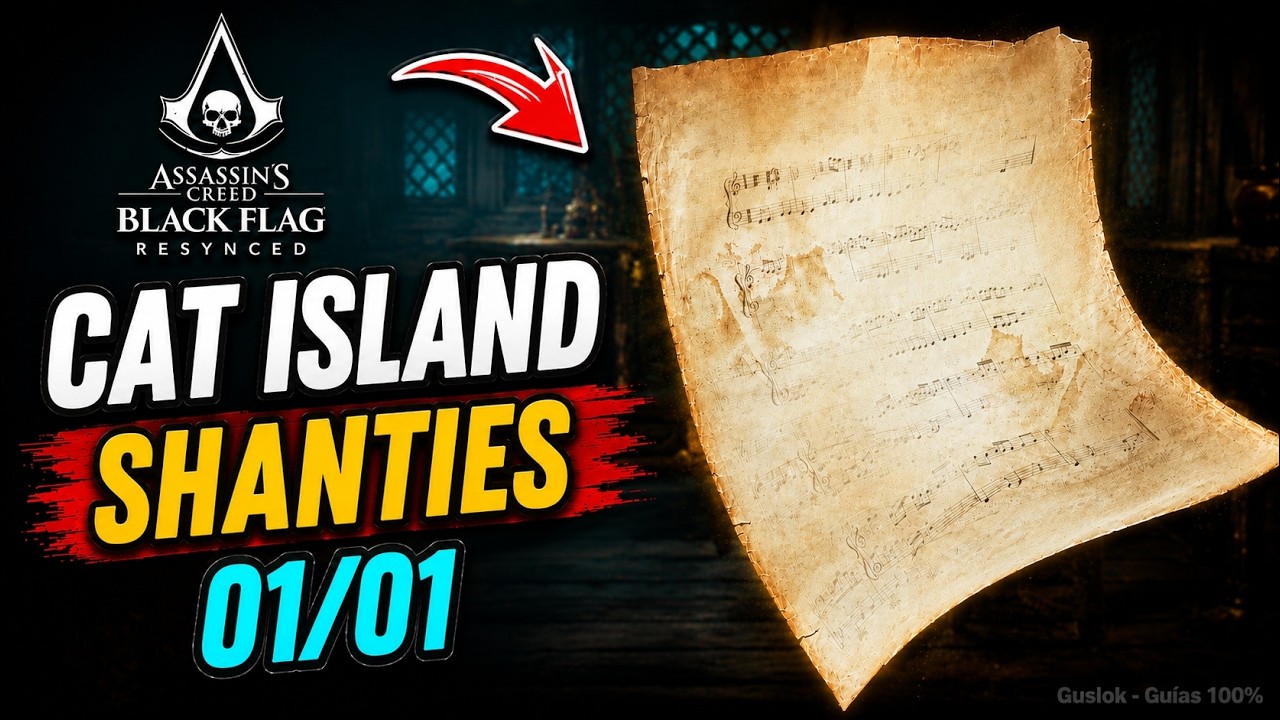 Isla Del Gato Todas Las Partituras 100% | Assassin’s Creed Black Flag Resynced