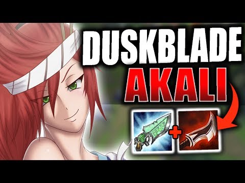 DUSKBLADE AKALI IS LEGIT BROKEN! (INSANE ONE-SHOTS) ABUSING LETHALITY IN RANKED - League of Legends