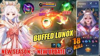 Download lagu BUFFED LUNOX Is INSANE After the New Update 🔥 | New Season Lunox Gameplay mp3