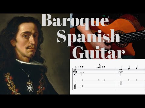 Españoleta by Gaspar Sanz- An Easy Classical Guitar Piece - Spanish Baroque Guitar Lesson