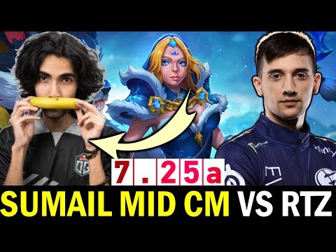 SUMAIL vs ARTEEZY with MID Crystal Maiden? 7.25 Dota 2