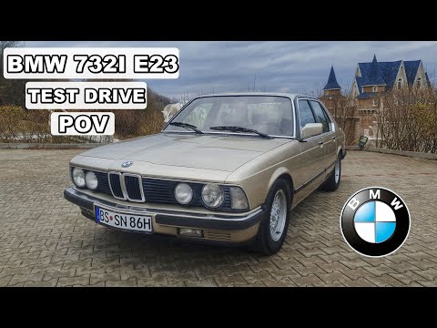 1986 BMW E23 732i 197 HP | DRIVE OLDTIMER ACCELERATION EXHAUST ENGINE | POV TEST DRIVE 4K