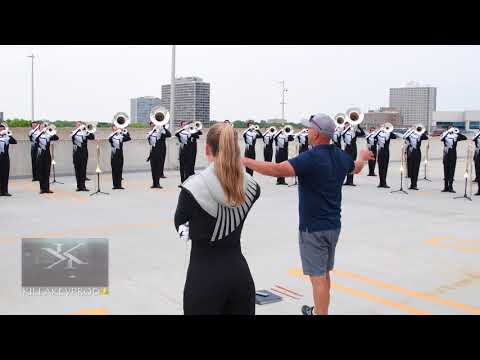 The Phantom Regiment - Parking Lot Warm-Up (Detroit) - 2018
