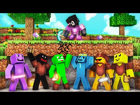 6 NOOB vs TOBIASZ GAMING w MINECRAFT (Manhunt)