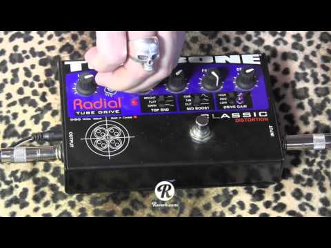 Radial Tonebone CLASSIC DISTORTION real tube drive pedal demo with Suhr Strat