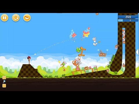 Angry Birds Chrome: Easter Eggs Bonus Level #3 3-Star Walkthrough [HD]