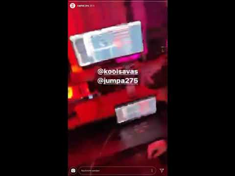 CAPTAL BRA zeigt kurzen Ausschnitt aus dem FEAT. mit KOOL SAVAS | Instagram Story