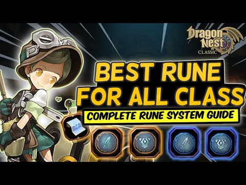COMPLETE RUNE GUIDE! Best Runes for every class! | DN SEA Classic