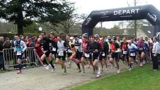 preview picture of video 'Duathlon Longue Distance - XLF - Gourin - 2009 - Départ'