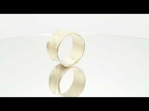 A video of Solid Gold Wide Wedding Ring