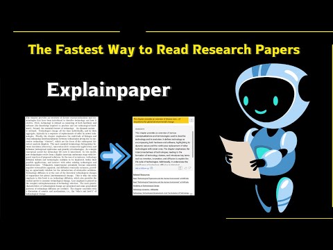 YouTube video about Explainpaper.com