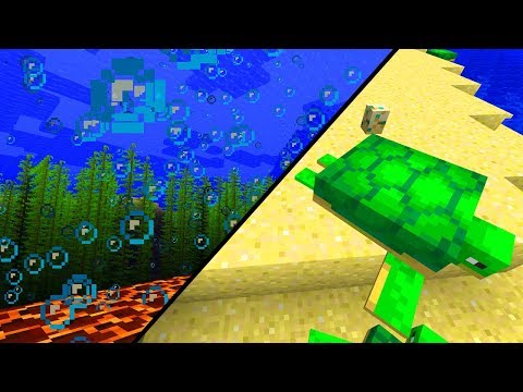 LOTS OF NEW CONTENT! Aquatic Update is here! - Minecraft Update 1.13 - 18w07a