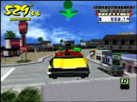 crazy taxi playstation 2 game