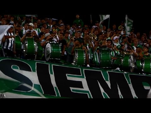 "Nacional 1 vs Once Caldas 2  -  La Banda Los Del Sur" Barra: Los del Sur &bull; Club: Atlético Nacional