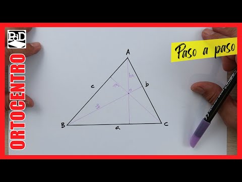 How to find the Orthocenter of a triangle and the heights (Straight Lines and Notable Points of T...